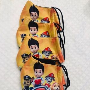 $10/4pcs Paw patrol face mask for boy 5Y - 12Y